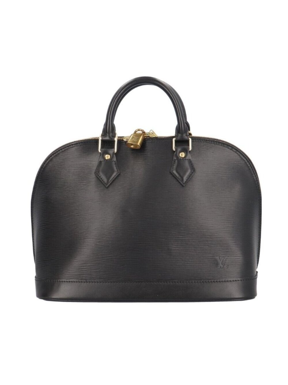 Louis Vuitton Alma PM Epi Handbag Black